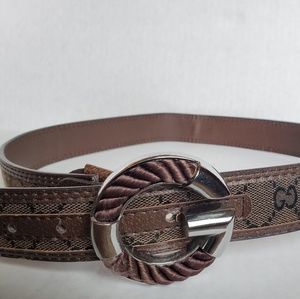 Vintage Gucci Monogram Signature GG Belt